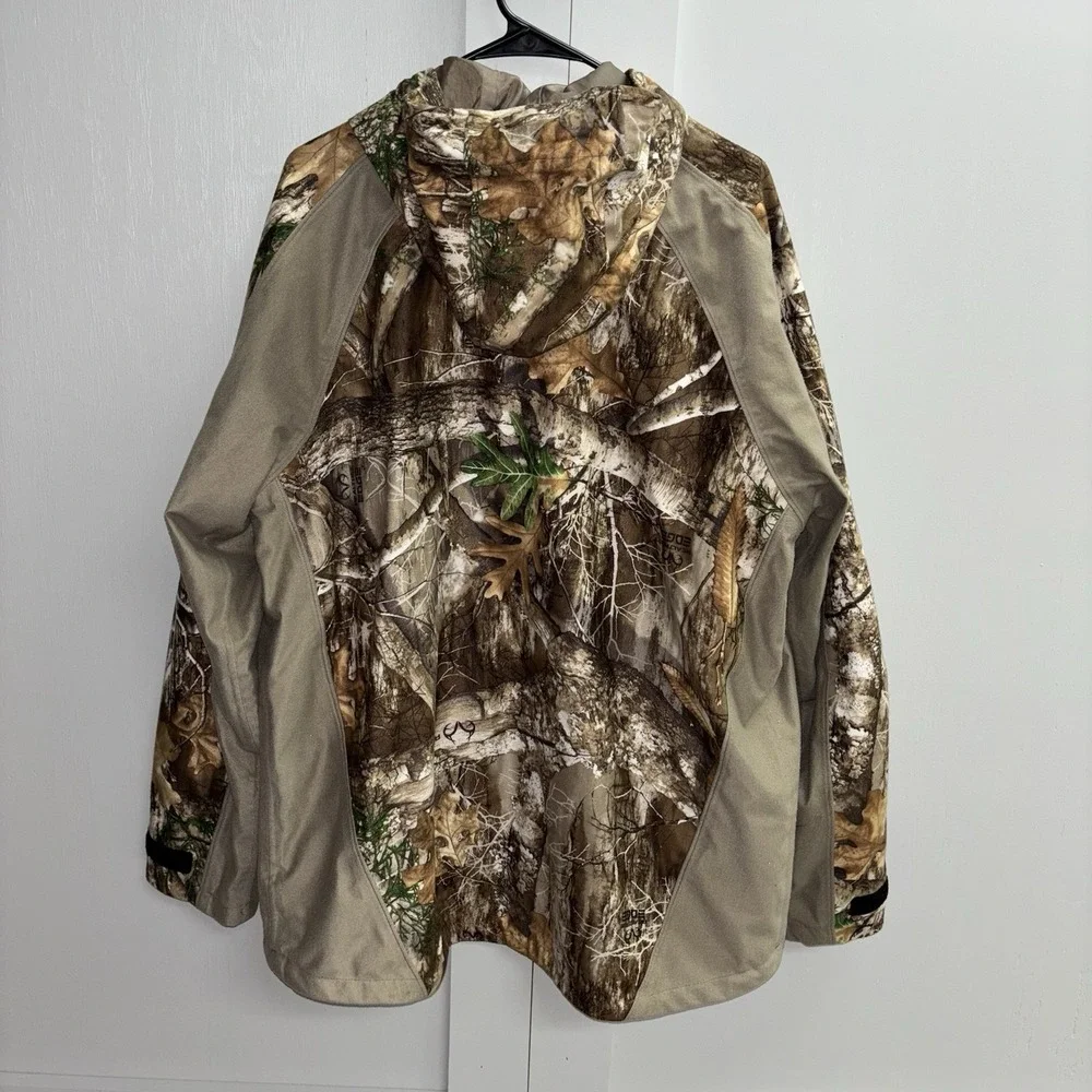 Shield Series Blocker S3 Drencher Jacket with Hood Real Tree Edge Men Size Large